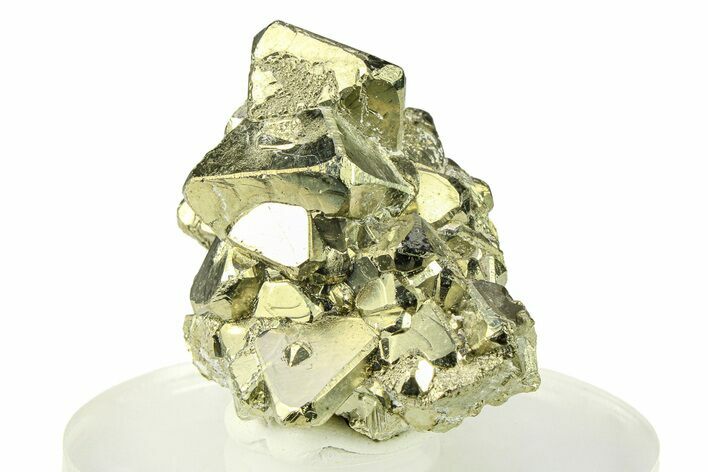 Octahedral Pyrite Crystal Cluster - Peru #301973